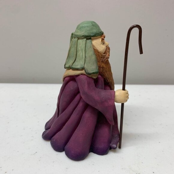 Enesco The Bethlehem Experience Shepherd Figurine 949957 Seeing the Baby - Picture 2 of 5